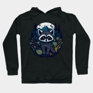 Night Racoon Hoodie